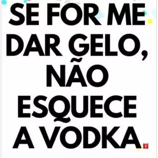 Figurinha: Se for me dar gelo, não esquece