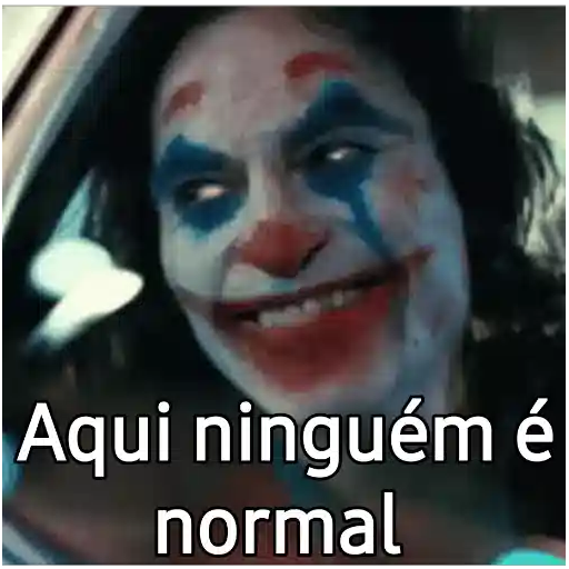 Figurinha: Coringa: Aqui ninguém é normal