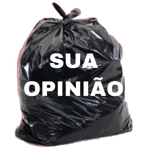 Figurinha: Sua Opinião no Lixo