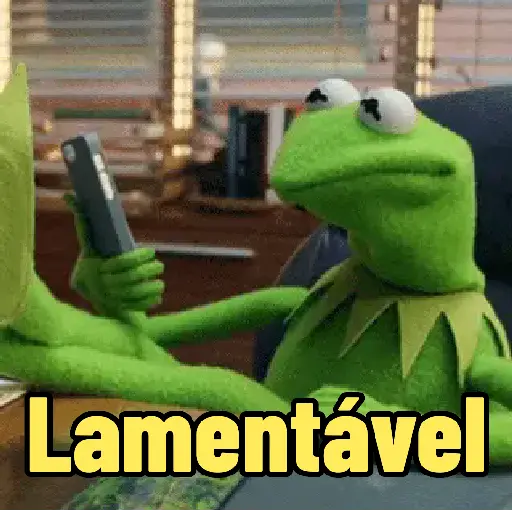 Figurinha: Kermit Chocado