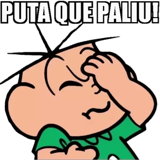 Figurinha: Puta que pariu