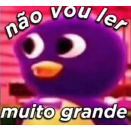 Figurinha: Uniqua não vai ler