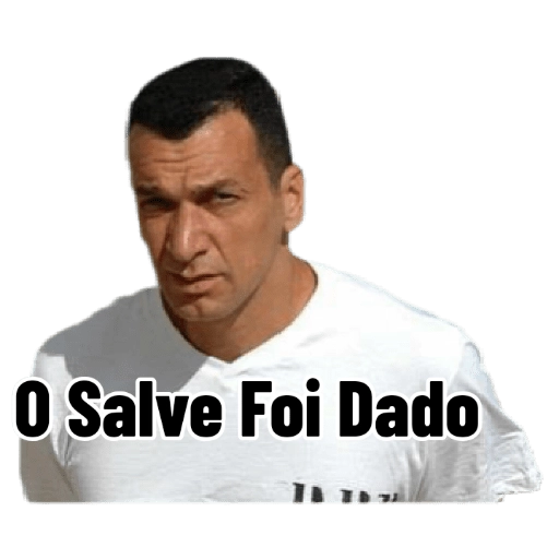 Figurinha: O Salve Foi Dado