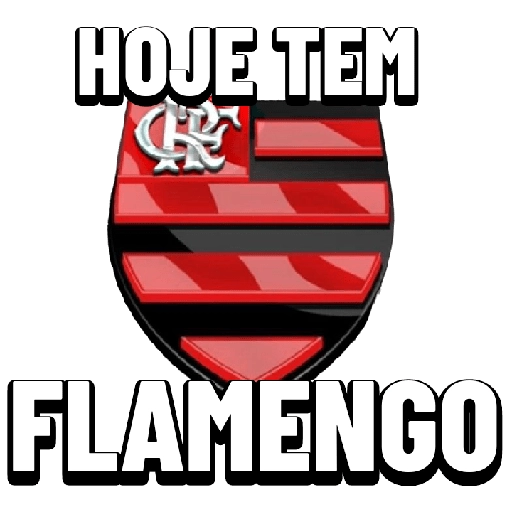 Figurinha: Hoje tem Flamengo