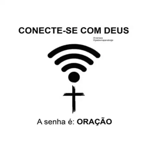 Figurinha: Conecte-se com Deus