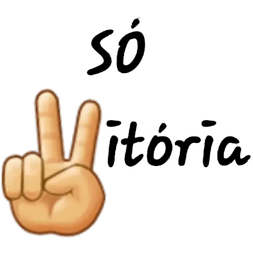 Figurinha: Só Vitória