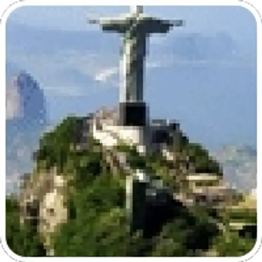 Figurinha: Cristo Redentor caindo