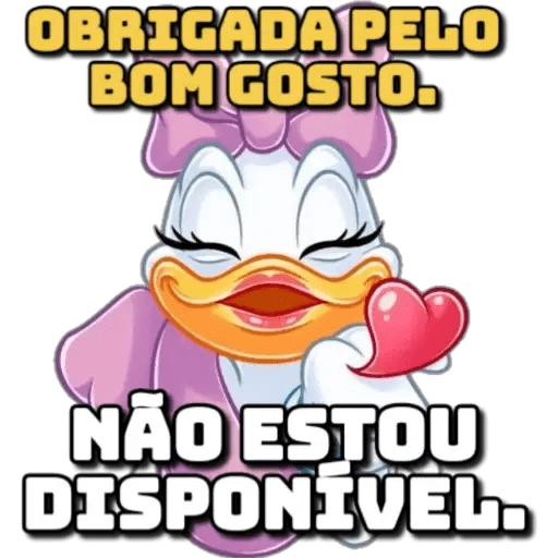 Figurinha: Daisy Obrigada Pelo Bom Gosto