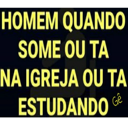 Figurinha: Homem quando some