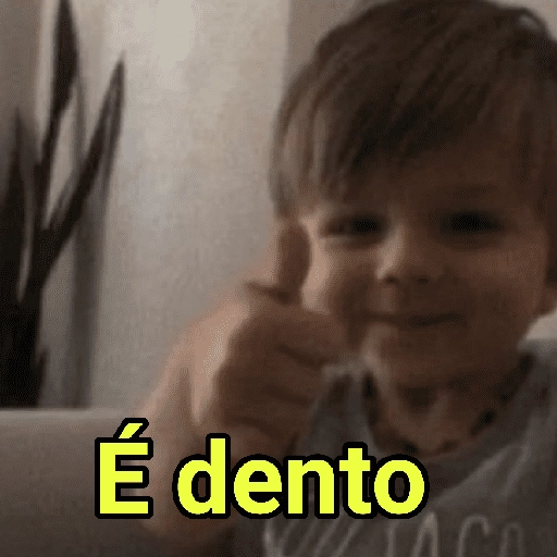 Figurinha: Criança aprovando