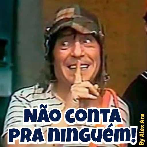 Figurinha: Chaves: Não conta pra ninguém!