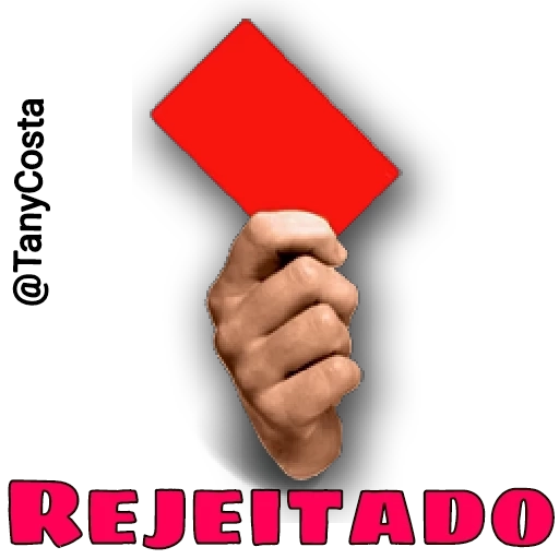 Figurinha: Cartão Vermelho