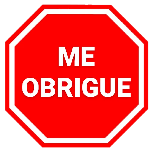 Figurinha: Me Obrigue