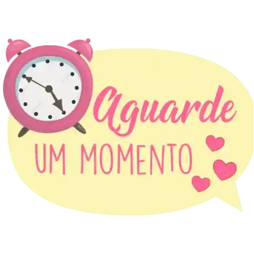 Figurinha: Aguarde um momento