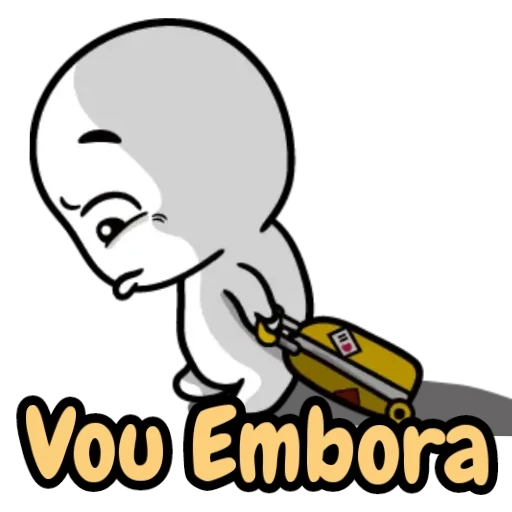 Figurinha: Vou Embora
