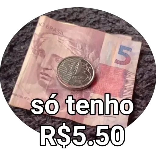 Figurinha: Só tenho R$5,50