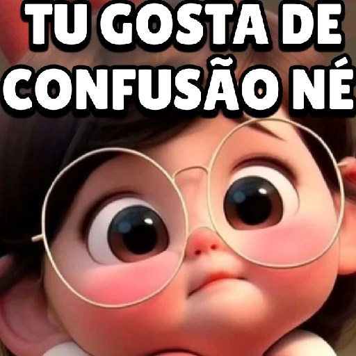 Figurinha: Tu Gosta de Confusão Né