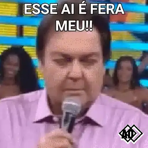 Figurinha: Faustão é fera meu!!
