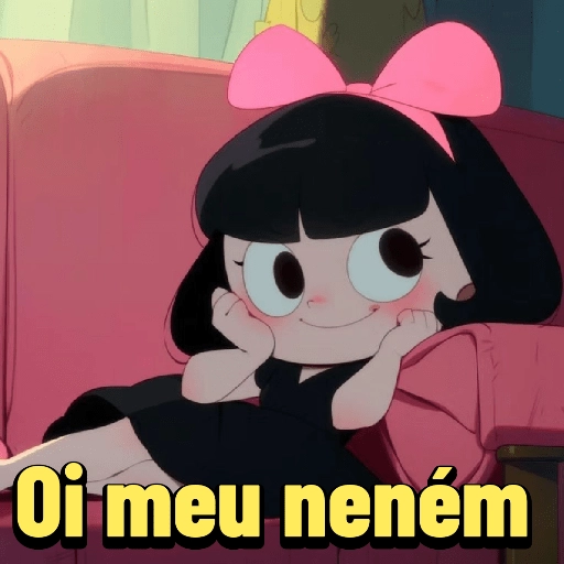 Figurinha: Oi meu neném