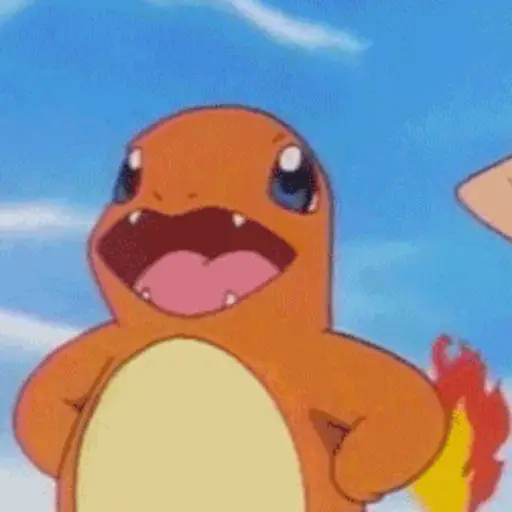 Figurinha: Charmander surpreso