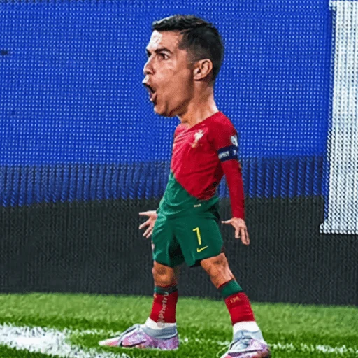 Figurinha: Cristiano Ronaldo Cartoon