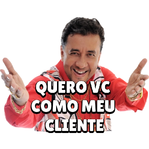 Figurinha: Quero você como meu cliente