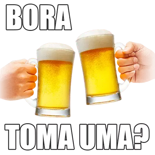 Figurinha: Bora tomar uma?