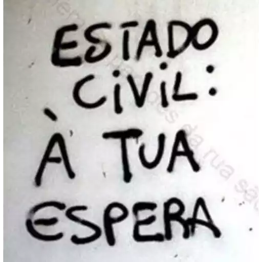 Figurinha: Estado Civil: À Tua Espera