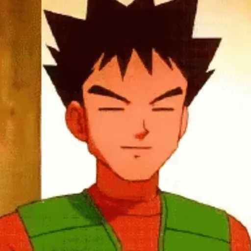 Figurinha: Brock deprimido