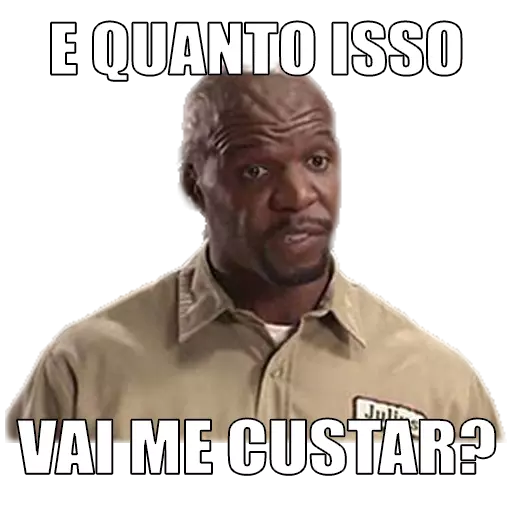 Figurinha: E quanto isso vai me custar?