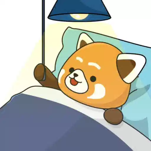 Figurinha: Ursinho na cama