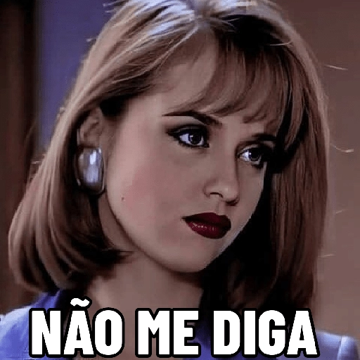 Figurinha: Não me diga