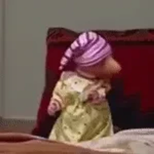 Figurinha: Boneca querendo dormir