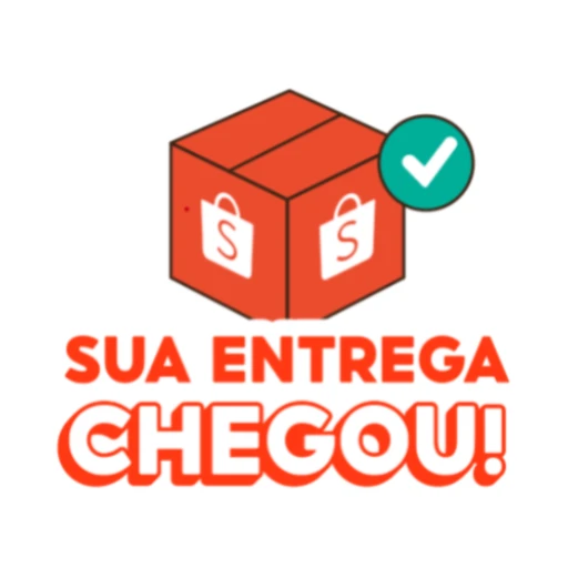 Figurinha: Sua Entrega Chegou Shopee