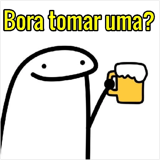 Figurinha: Bora tomar uma?