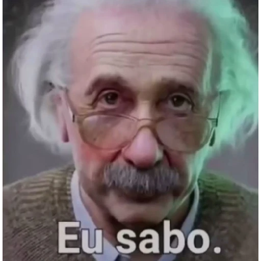 Figurinha: Einstein "Eu Sabo"