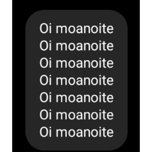 Figurinha: Oi moanoite