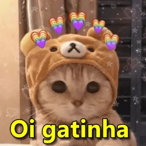 Figurinha: Oi Gatinha