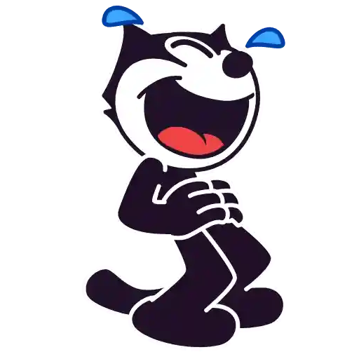 Figurinha: Gato Felix Rindo