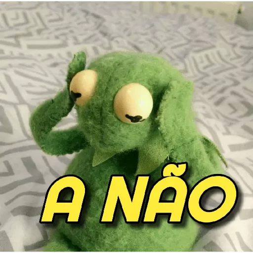 Figurinha: Kermit A Não