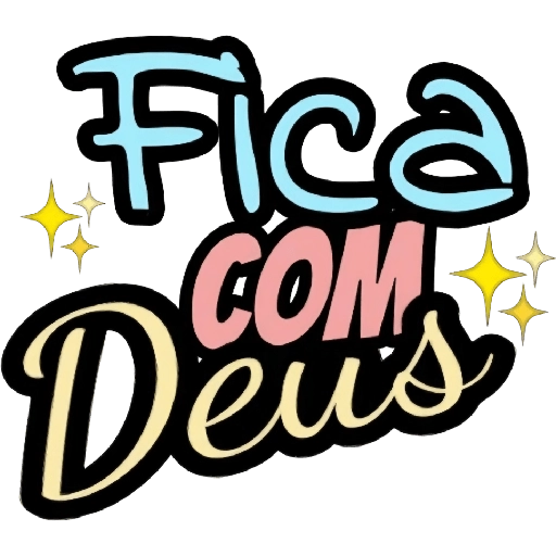 Figurinha: Fica Com Deus