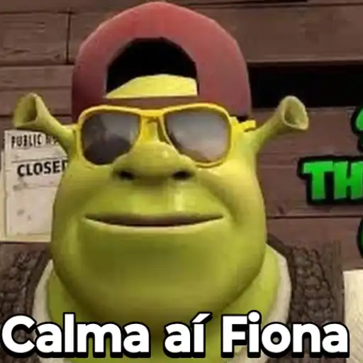 Figurinha: Shrek "Calma aí Fiona"