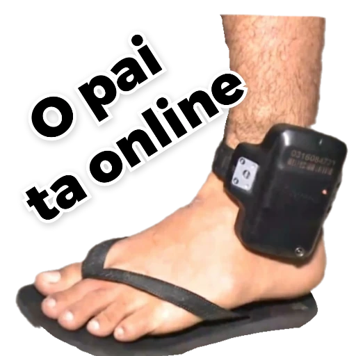 Figurinha: O pai ta online