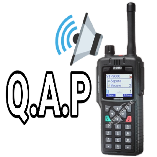 Figurinha: QAP com rádio comunicador