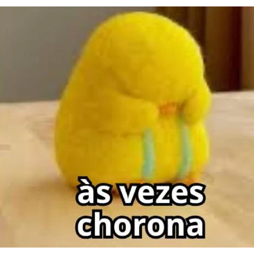 Figurinha: Pintinho chorando