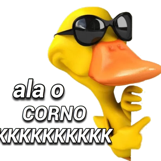 Figurinha: Pato Corno KKKK
