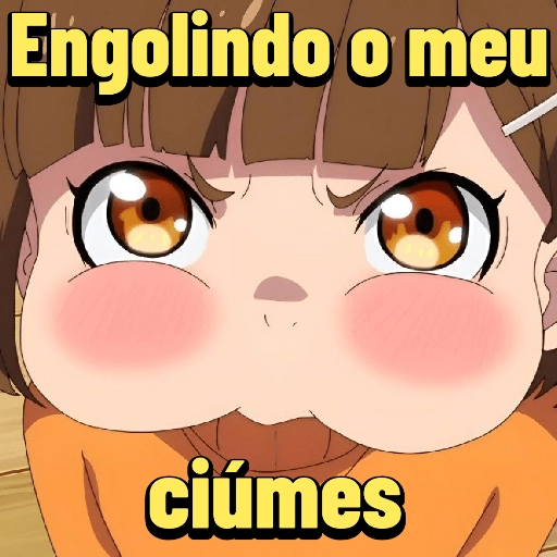 Figurinha: Engolindo o meu ciúmes