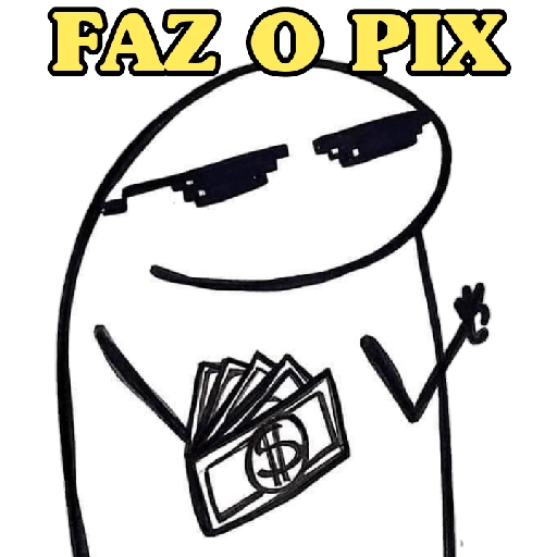 Figurinha: Faça o Pix