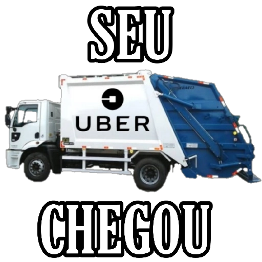 Figurinha: Seu Uber chegou