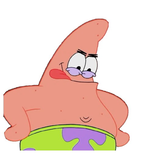 Figurinha: Patrick Bob Esponja